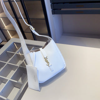 Blue Casual Daily Letters Metal Accessories Trim Bags