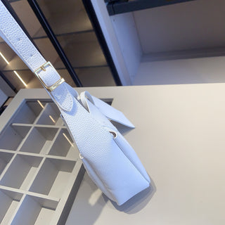 Blue Casual Daily Letters Metal Accessories Trim Bags