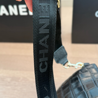 Black Casual Daily Letters Chains Zipper Bags