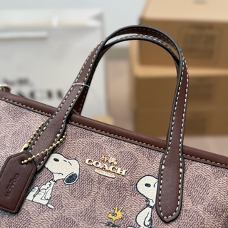 Brown Casual Daily Print Patchwork Bags