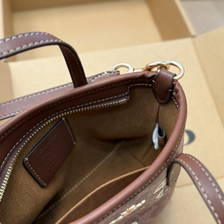 Brown Casual Daily Print Patchwork Bags