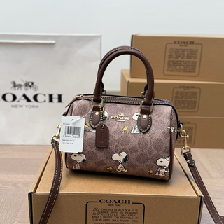 Brown Casual Daily Print Zipper Bags