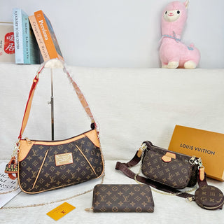 Brown Casual Daily Letters Chains Bags