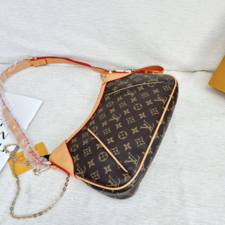 Brown Casual Daily Letters Chains Bags