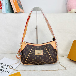 Brown Casual Daily Letters Chains Bags