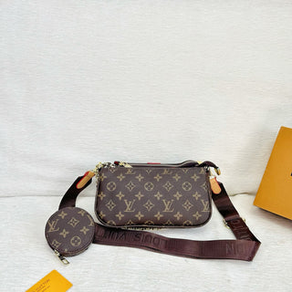 Brown Casual Daily Letters Chains Bags