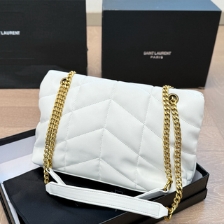 White Gold Casual Daily Letters Chains Bags