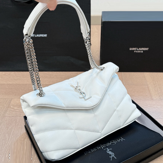 White Gold Casual Daily Letters Chains Bags