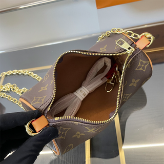 Brown Casual Daily Letters Chains Bags