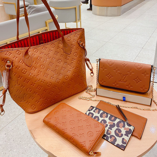 Orange Yellow Casual Daily Letters Chains Bags