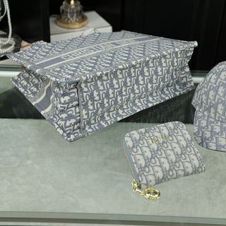 Gray Blue Casual Daily Letters Patchwork Bags