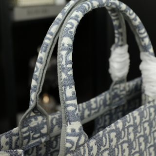 Gray Blue Casual Daily Letters Patchwork Bags