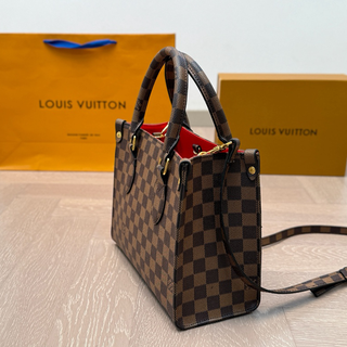 Brown Casual Daily Color block Patchwork Bags