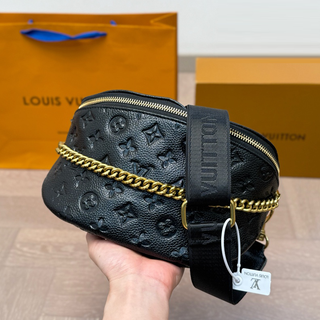 Black Casual Daily Letters Chains Bags