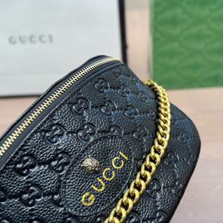 Red Green Casual Daily Letters Chains Bags