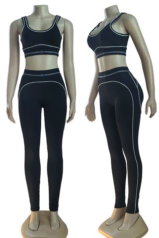 Pink Casual Sportswear Letters U Neck Sleeveless Two Pieces