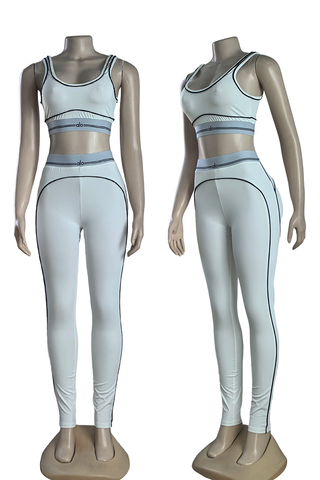 Pink Casual Sportswear Letters U Neck Sleeveless Two Pieces