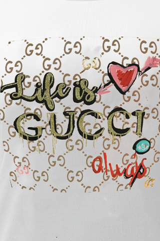 Black Fashion Casual Print Patchwork Letter O Neck T-Shirts