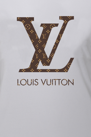 White Fashion Print Patchwork O Neck T-Shirts