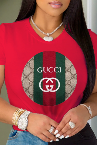 Black Casual Street Letter Print Patchwork O Neck T-Shirts