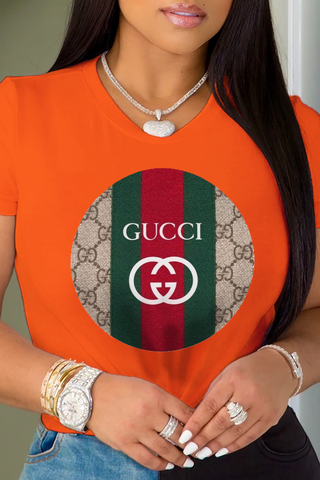 Black Casual Street Letter Print Patchwork O Neck T-Shirts