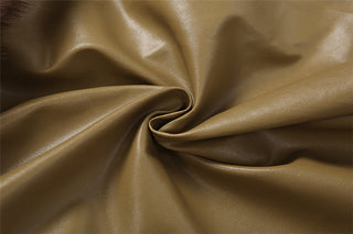 Women Autumn/Winter Sexy V-Neck Pu-Leather Slip-on Jumpsuit