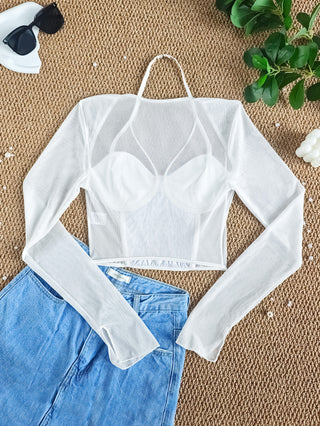 Women Summer Sexy Lace Shirt Underwire Top