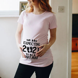 Zipper Baby Loading Women Pregnant Funny T Shirt Girl Maternity Pregnancy Announcement Shirt New Mom Clothes,Drop Ship - Thomas Family Essentials LLC