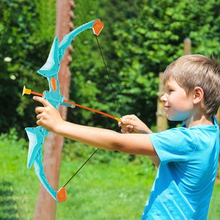 VEVOR Bow And Arrow Set For Kids, 2 Pack LED Light Up Archery Set With 20 Suction Cup Arrows, Standing Target, 2 Quivers, 3 Target Cans, Outdoor Toy Birthday Gift For Boys & Girls 6 7 8 9 10 Year Old