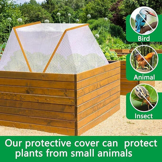 Plant Protector Foldable Plant Net Cage Protect Greenhouse Plants Vegetables From Harm