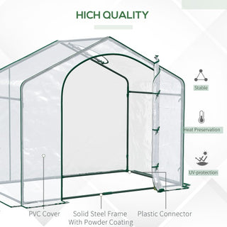 Portable Walk-in Steel Frame Garden Greenhouse