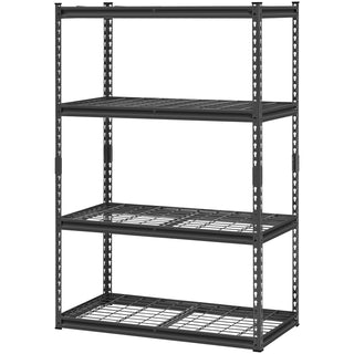 Storage Shelves 4 Tier Adjustable Heavy Duty Garage Shelving Units 2400 Lbs