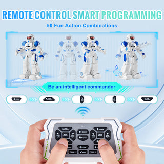 VEVOR RC Robot Toy For Kids Talking Dancing Gesture Remote Control Programmable
