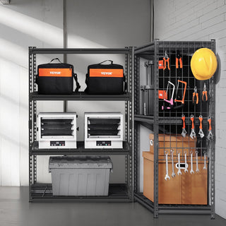 Storage Shelves 4 Tier Adjustable Heavy Duty Garage Shelving Units 2400 Lbs