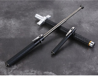Automatic Spring Expandable Baton Stretchable Baton Self-defense Stick Self-defense Weapon Legal Car Swing Stick Solid Self-defense Sansetsukon