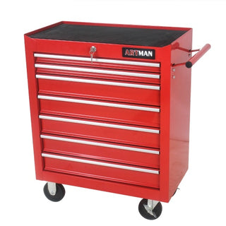7 DRAWERS MULTIFUNCTIONAL TOOL CART WITH WHEELS